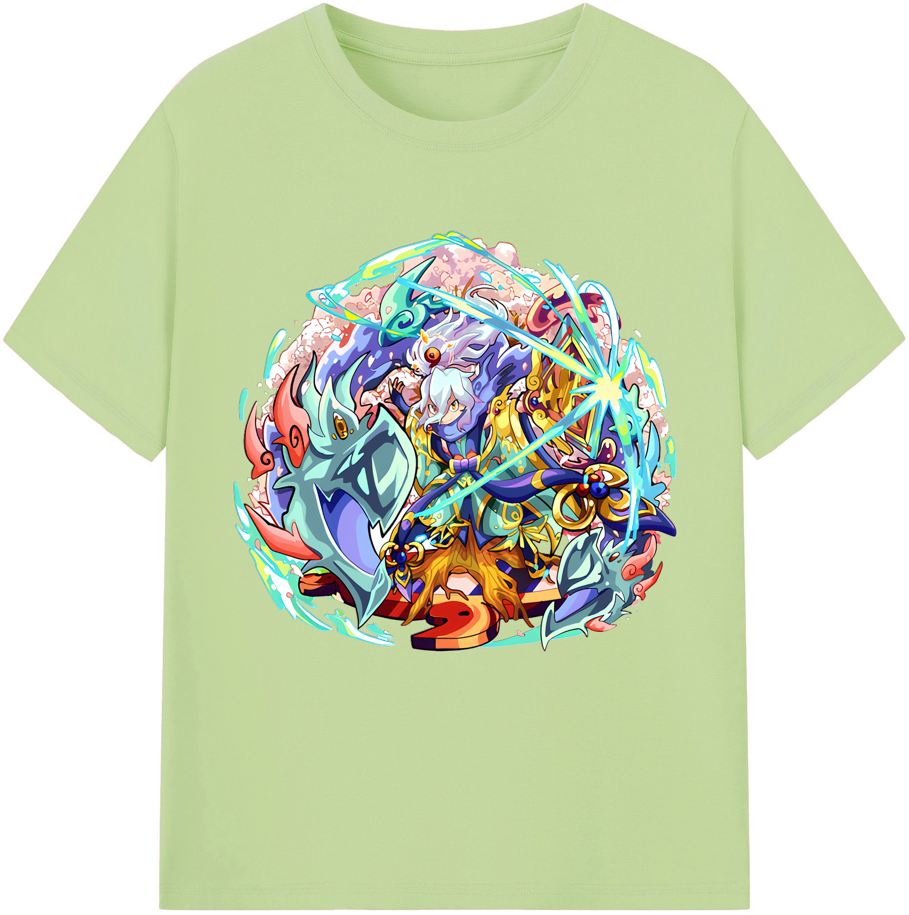 （画像用） 妖怪ウォッチ Yo-kai Watch 綿100％半袖Tシャツ（フロントプリント）